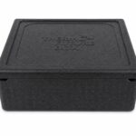 Warmhalte-Box schwarz 53.5x53.5x21cm 1/ Stück