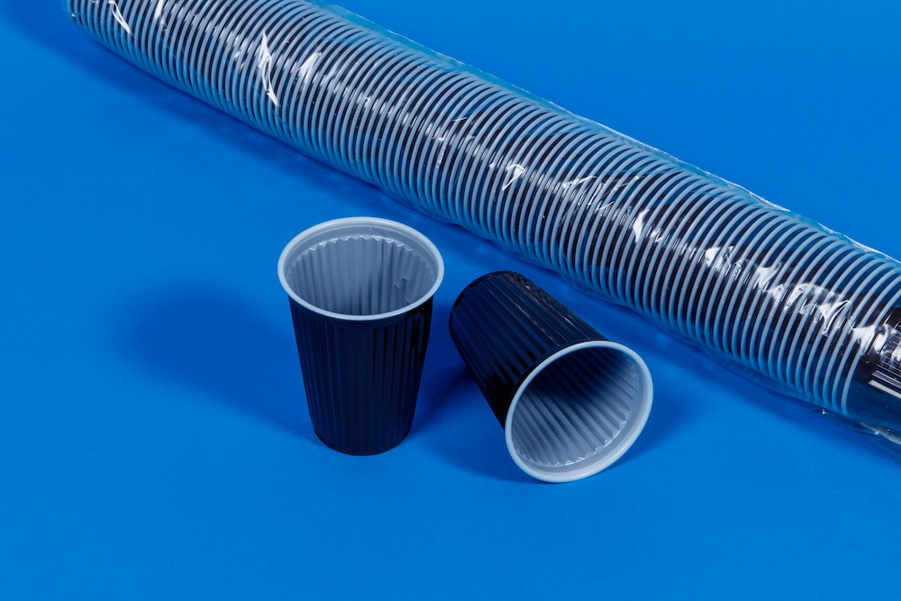 Automatenbecher 180ml braun-weiss (P.S.)