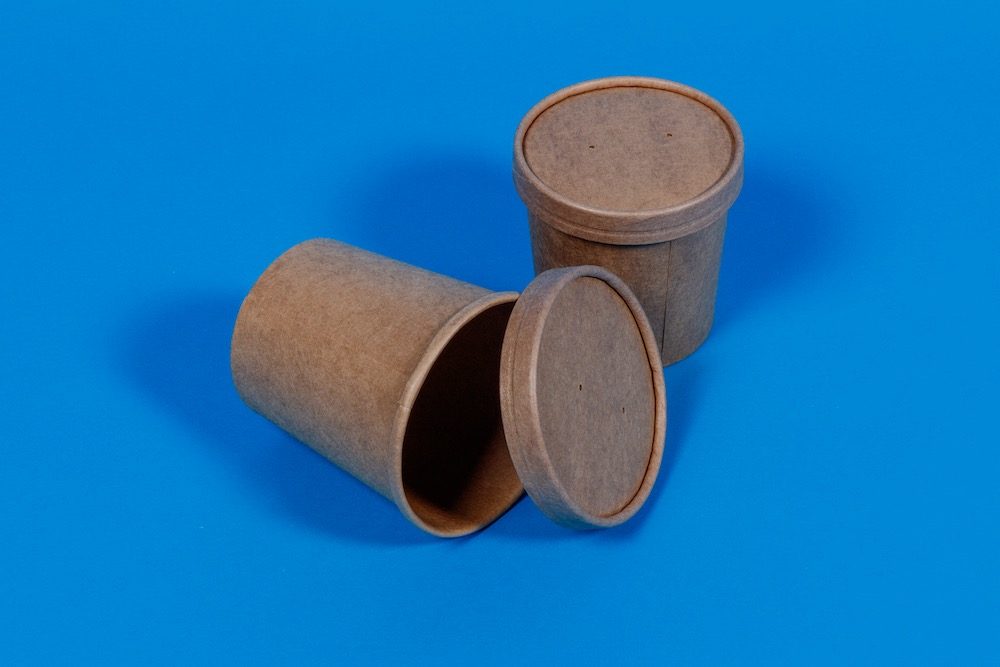 Deckel für BIO-Suppenbecher aus Kraftpapier 98mm