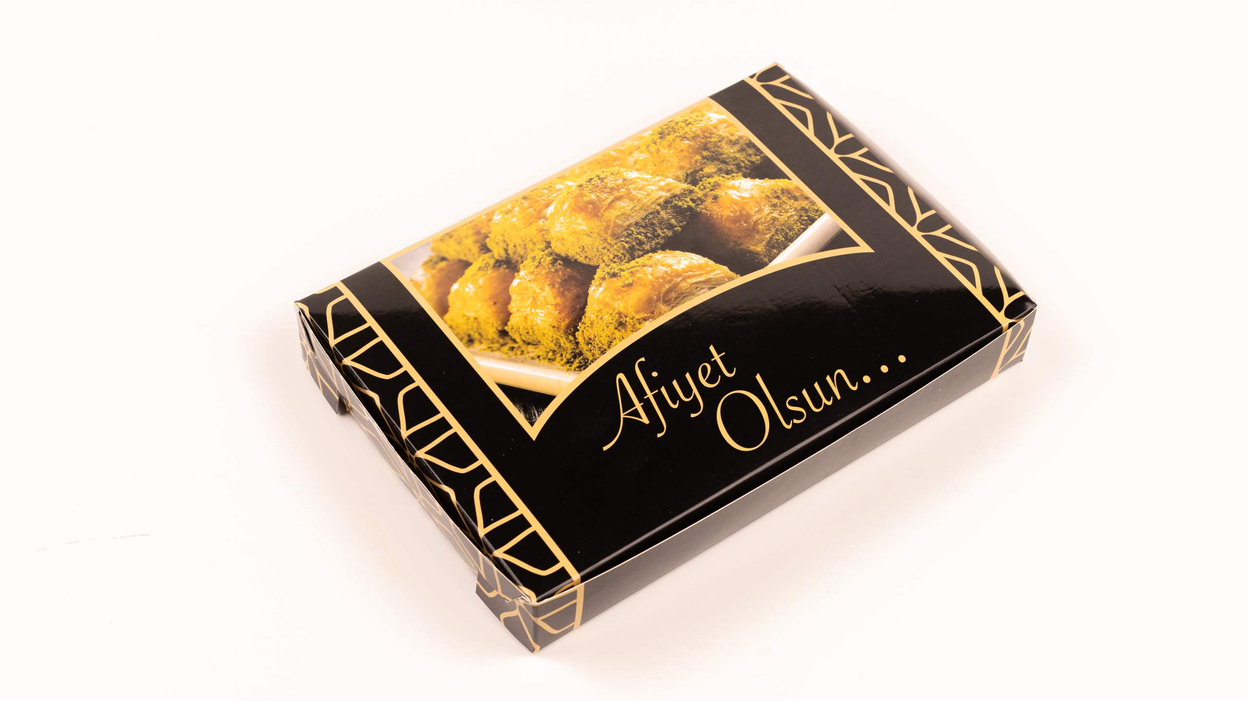 Baklava Kutusu 3 Renk baskili 1000gr. 300 / Karton