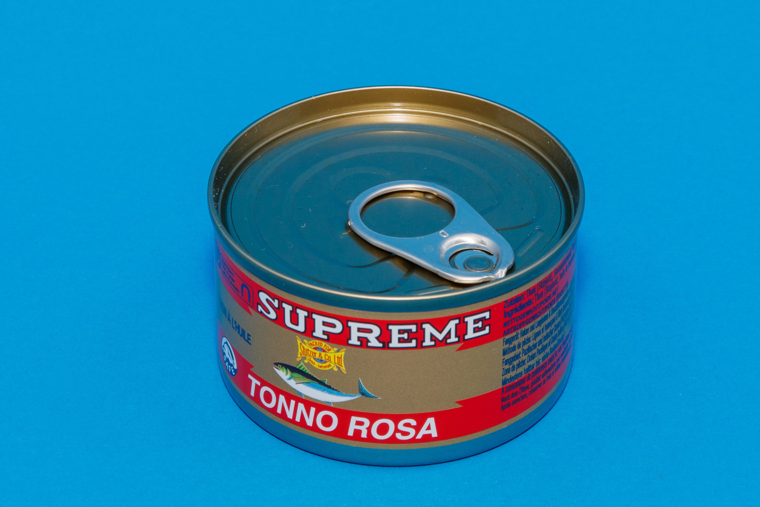 Supreme Thon Rose in Öl, Ringpull, solid, Brutto 95g / 80g Netto (K08502) 24 Dosen