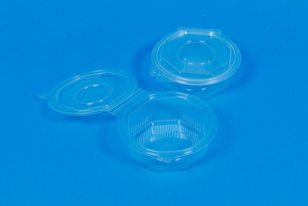 Salatschale 8-eckig mit Deckel 500mlGebindeart 400 / Karton