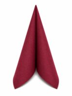 Servietten Air-Laid 40x40cm 1/4 Falz Bordo – Bild 2