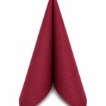 Servietten Air-Laid 40x40cm 1/4 Falz Bordo