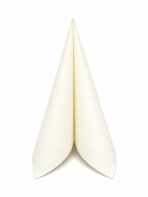 Serviettes Air-Laid 40x40cm 1/4 Pli Crem – Image 2