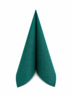 Serviettes Air-Laid 40x40cm 1/4 Pli Grün – Bild 4