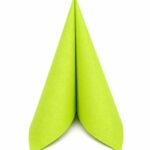 Servietten Air-Laid 40x40cm 1/4 Falz lime