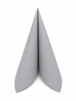 Servietten Air-Laid 40x40cm 1/4 Falz Grau – Bild 2