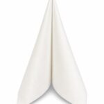 Servietten Air-Laid 40x40cm 1/4 Falz Weiss