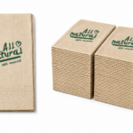 Servietten 3x33cm All Natur 1/8, 2-Lagig Weiss 2000 / Karton